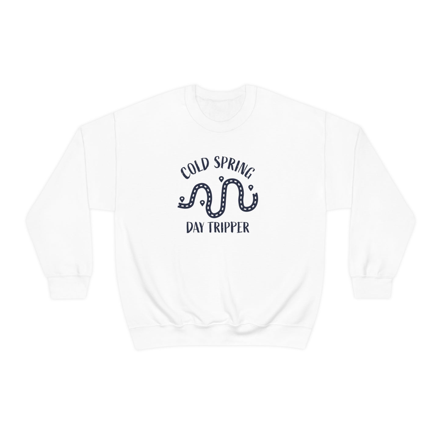 Cold Spring Day Tripper White Crewneck