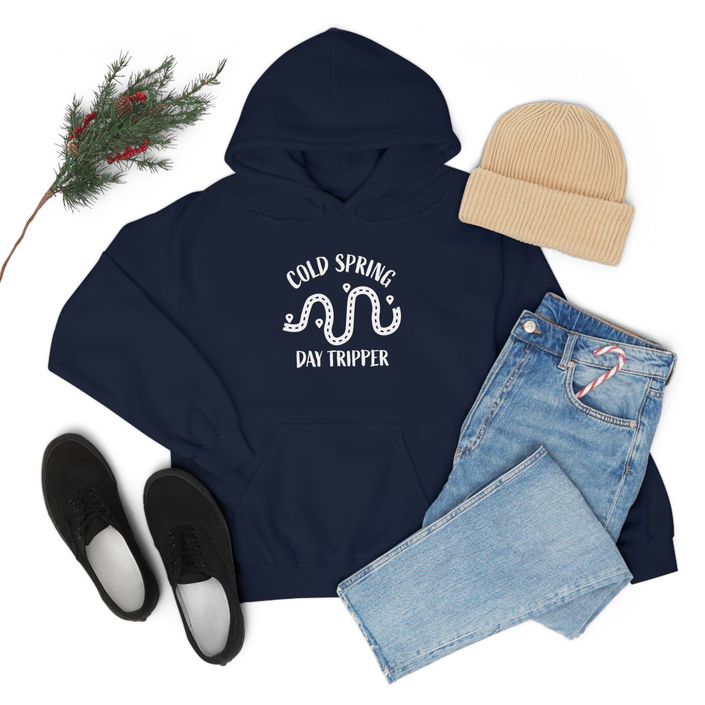 Cold Spring Day Tripper Navy Hoodie