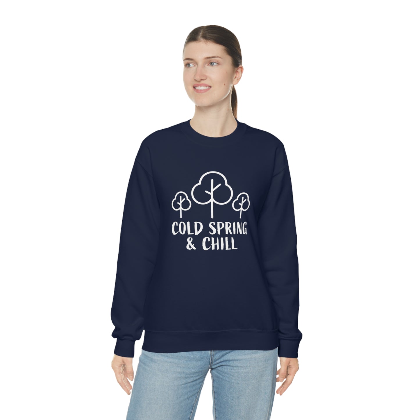 Cold Spring & Chill Navy Crewneck