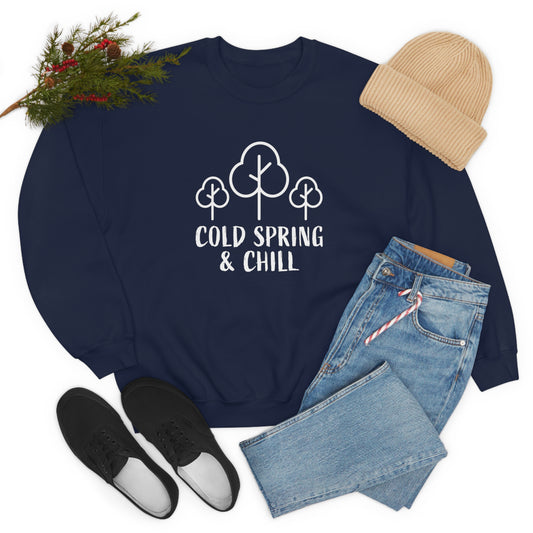 Cold Spring & Chill Navy Crewneck