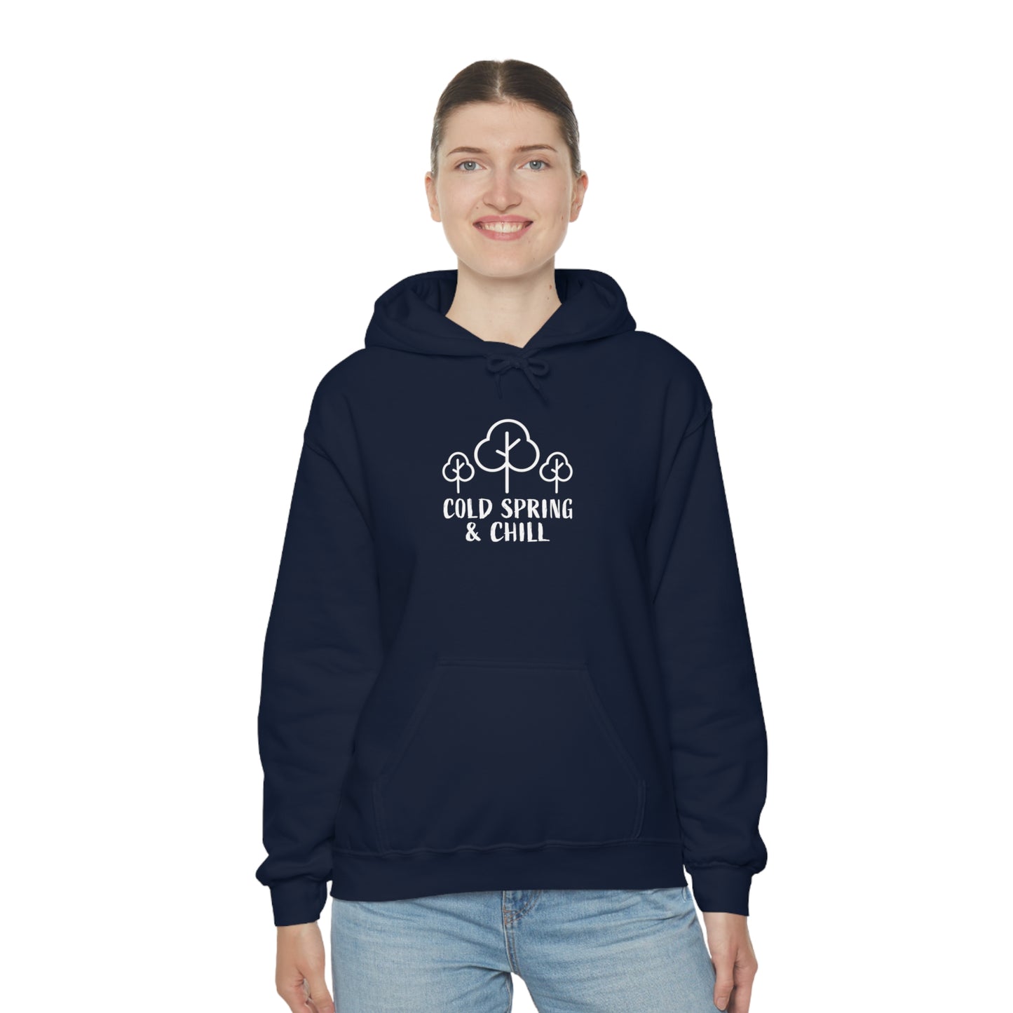 Cold Spring & Chill Navy Hoodie