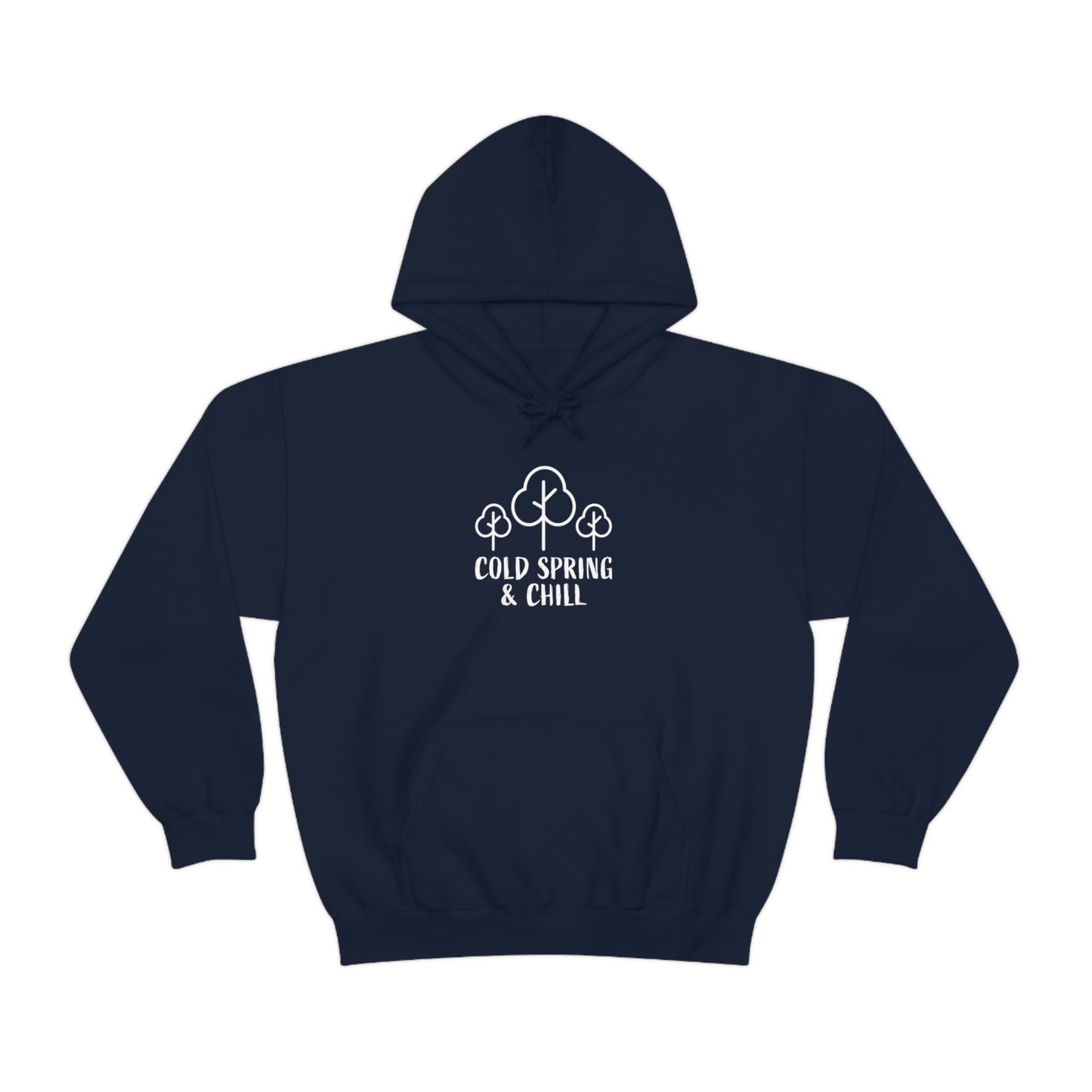 Cold Spring & Chill Navy Hoodie