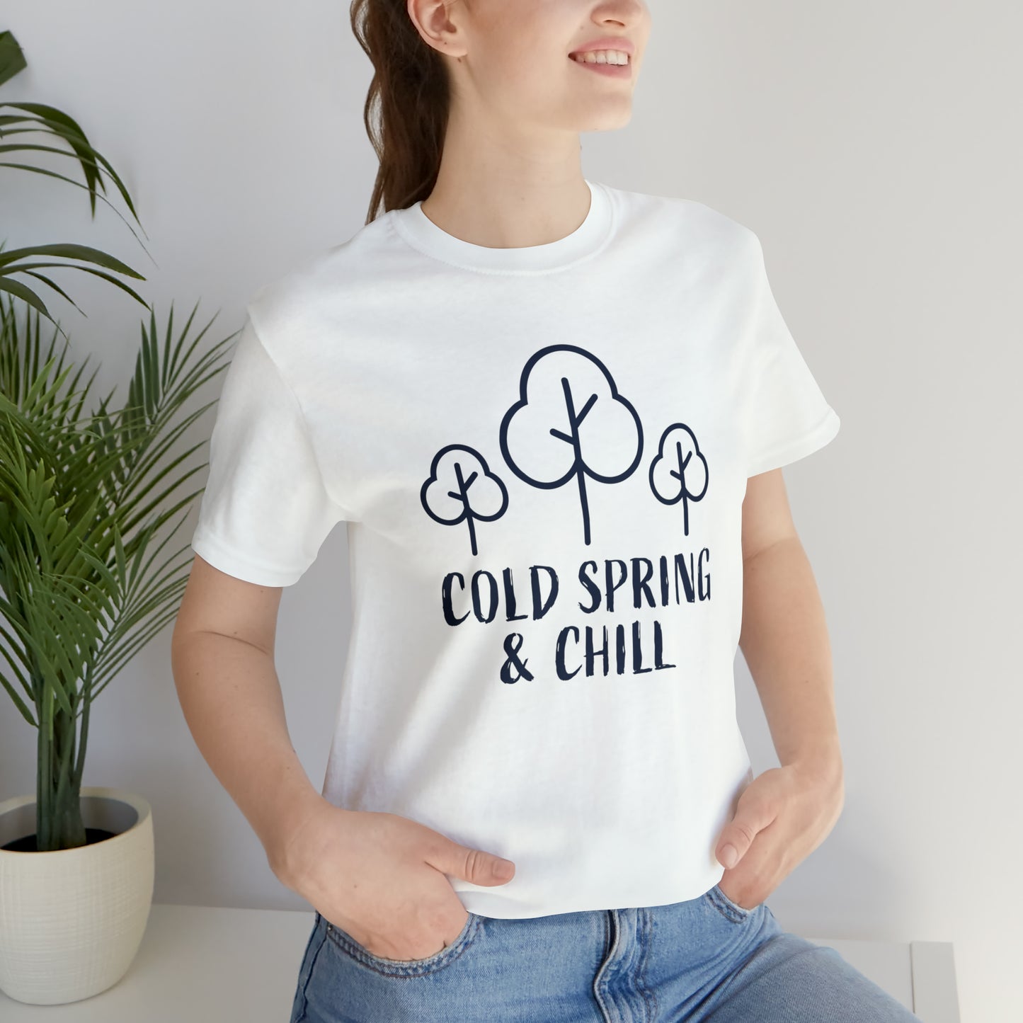 Cold Spring & Chill White T-shirt